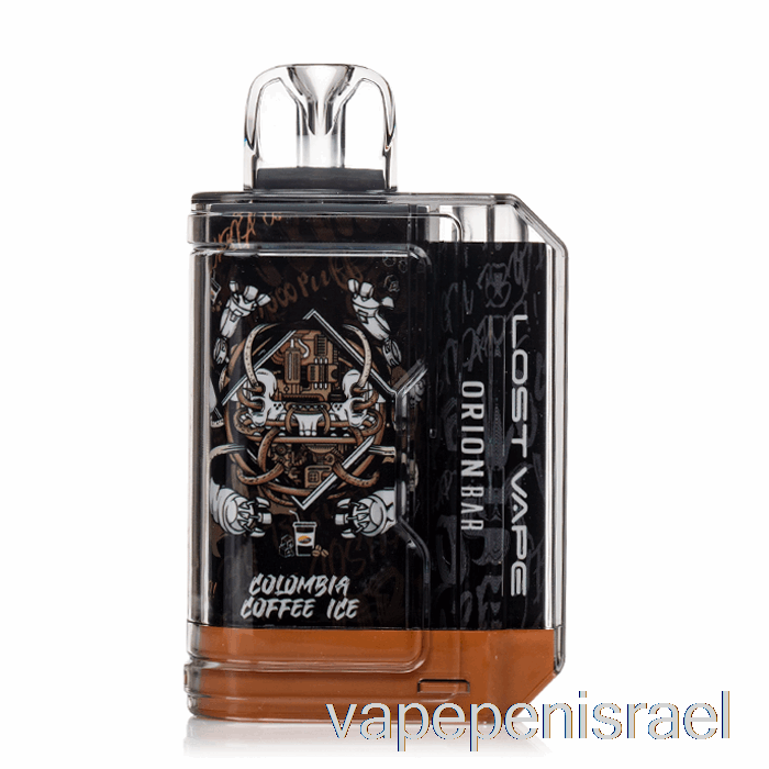 חד פעמי Vape Israel Lost Vape Orion בר 7500 חד פעמי קרח קפה קולומביה